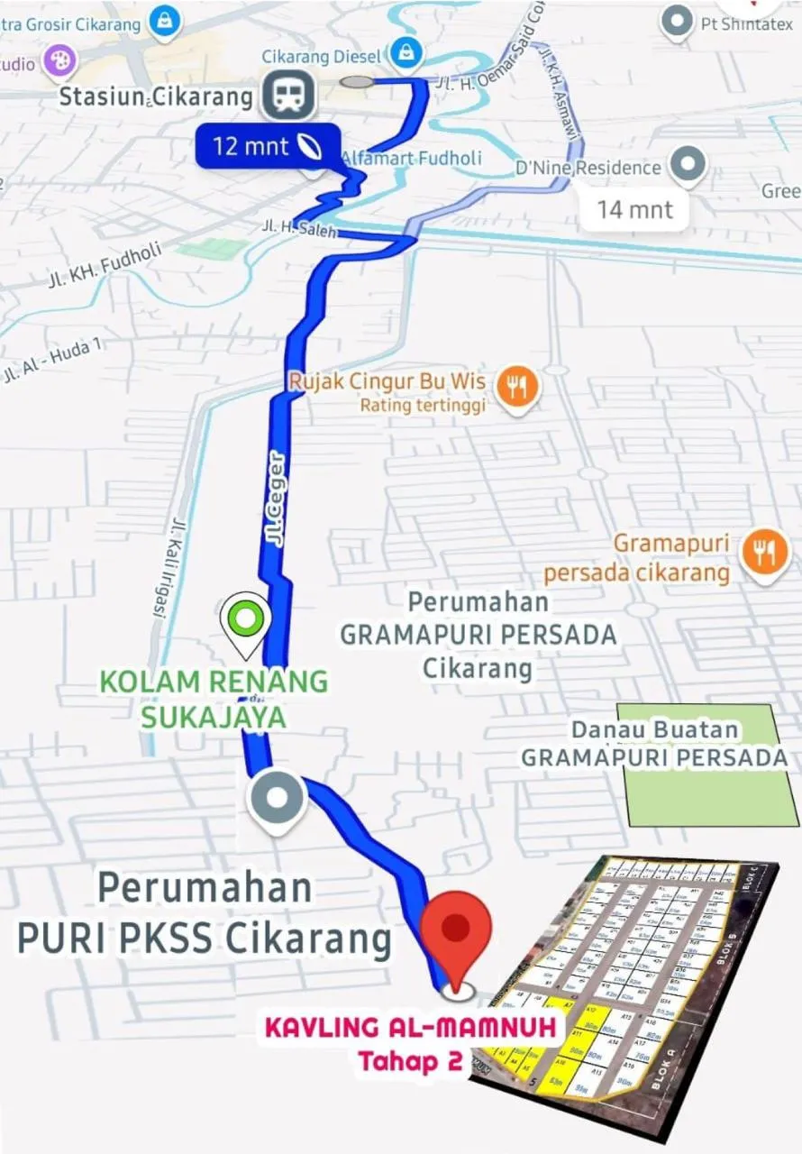 Image Lokasi Maps Kavling Almamnuh